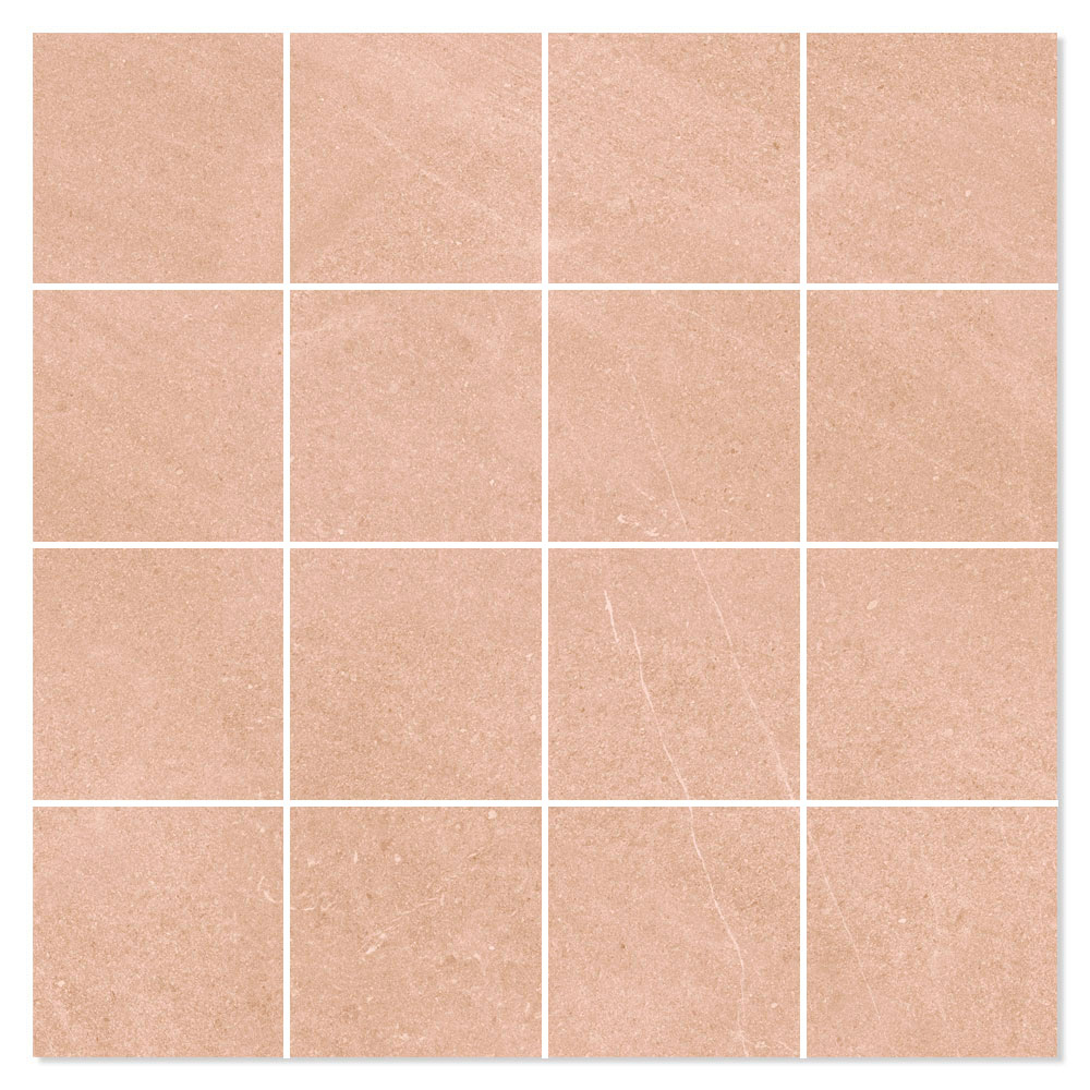 Mosaik Klinker Floriano Beige Matt 30x30 (7x7) cm